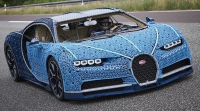 El Bugatti de LEGO fabricado con un millón de piezas