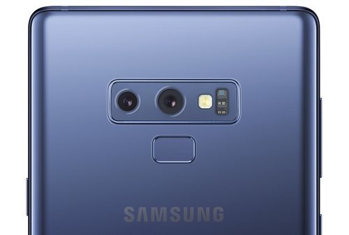 El sensor dactilar del nuevo Galaxy Note 9 se encuentra ahora separado debajo de las cámaras
