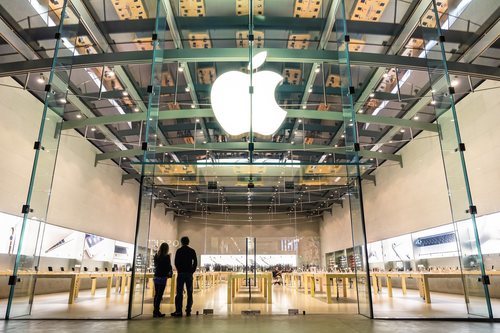 Imagen de una tienda de Apple. La compañía fundada por Steve Jobs se encuentra ahora en horas bajas.