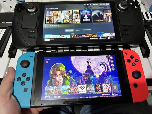 Nintendo Switch y Steam Deck procesan los juegos una vez descargados