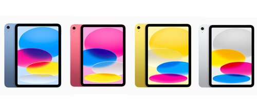 Los cuatro colores del iPad (2022)