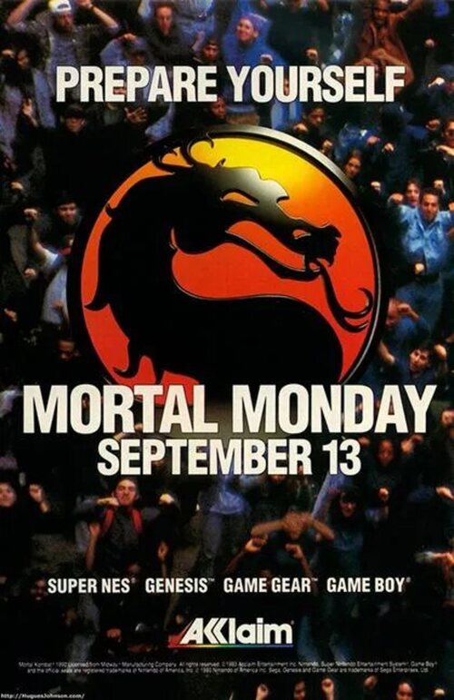 Cartel promocional del 'Mortal Monday'