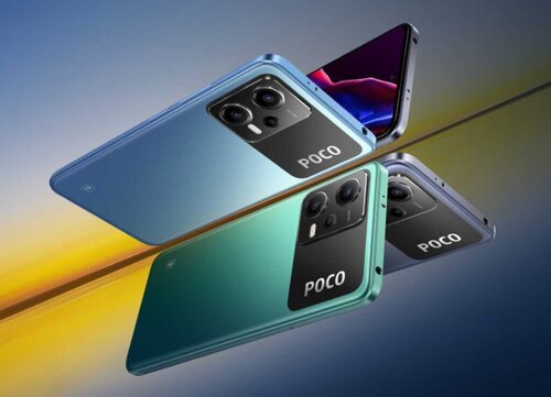 Azul, negro y verde, los tres colores del POCO X5