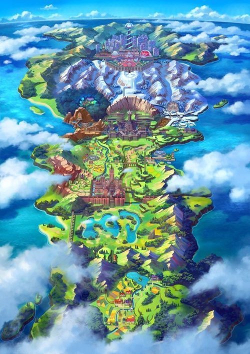 Galar, la nueva región de Pokémon inspirada en Inglaterra.