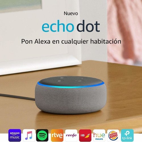 Echo Dot de Amazon, el asistente perfecto para el hogar.