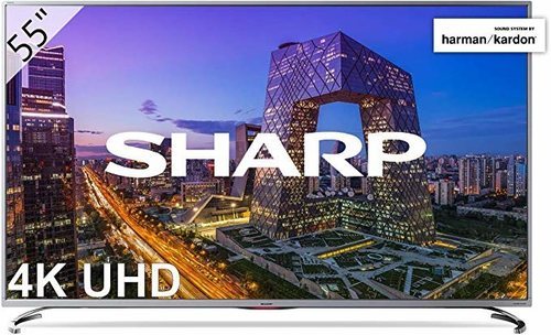 Televisión Sharp 4K UHD, con Active Motion y HDR+.