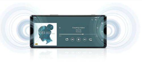 El Sony Xperia 1 II cuenta con la tecnología 360 Reality Studio para un gran sonido envolvente.