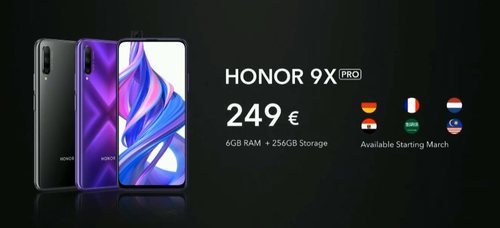 El Honor 9X Pro llegará a Europa a algunos países seleccionados, pero a un precio que pocos podrán igualar.