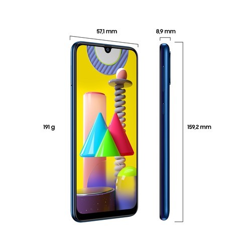 Dimensiones del Samsung Galaxy M31.