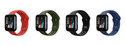El Realme Watch estará disponible en cuatro colores diferentes.