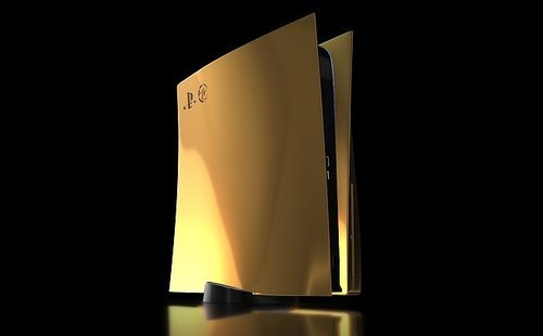 Así es la PlayStation 5 bañada en oro de 24 quilates.