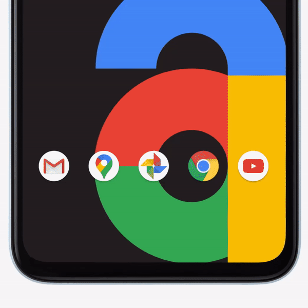 Así luce el Google Pixel 4a.