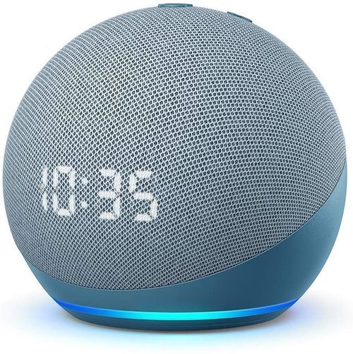 Amazon Echo Dot (2020) con reloj incorporado.