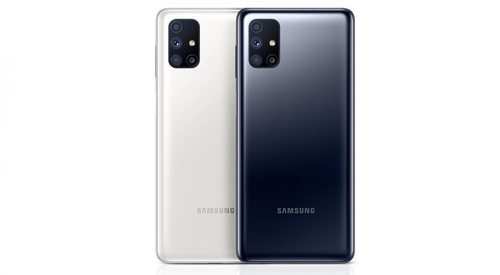 Samsung Galaxy M51 está disponible en dos colores: blanco y negro.