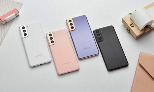 Los cuatro colores del Samsung S21.