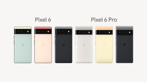 También hay diferencia entre los Pixel 6 y Pixel 6 Pro en los colores
