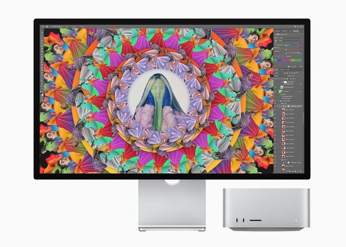 El nuevo Mac Studio con el Studio display.